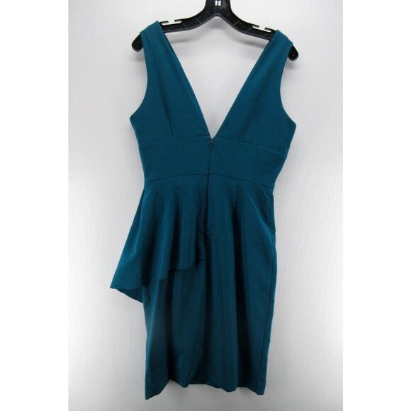 Laundry by Shelli Segal Dress 8 Sheath Padded Ruffled Cocktails Party - Picture 6 of 10